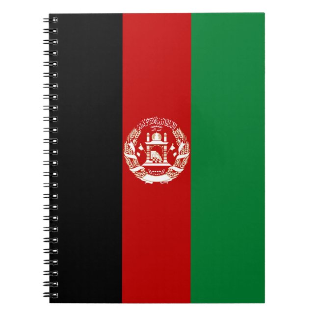 Carnet Drapeau de l'Afghanistan (Devant)