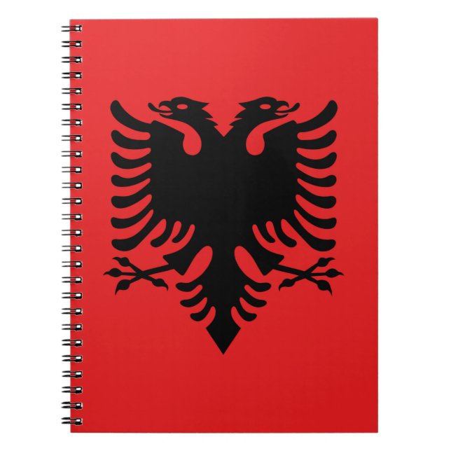 Carnet Drapeau de l'Albanie (Devant)