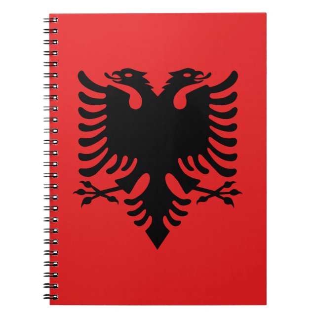 Carnet Drapeau de l'Albanie (Devant)