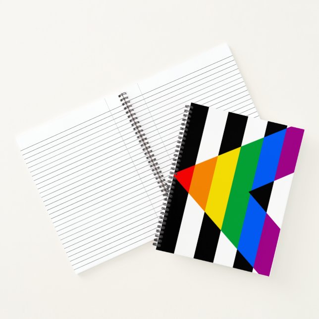 Carnet Drapeau de l'allié LGBTQ+ (Intérieur)