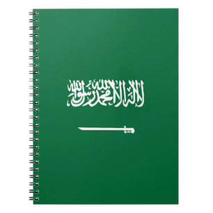 Carnet Drapeau de l'Arabie saoudite