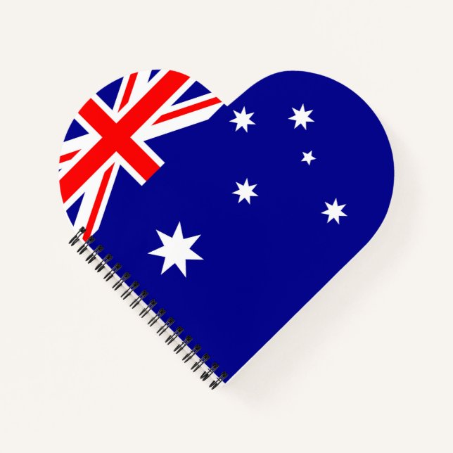 Carnet Drapeau de l'Australie (Devant)
