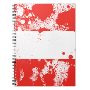Carnet Drapeau de l'Autriche