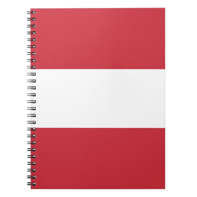Carnet drapeau de l'Autriche (Devant)