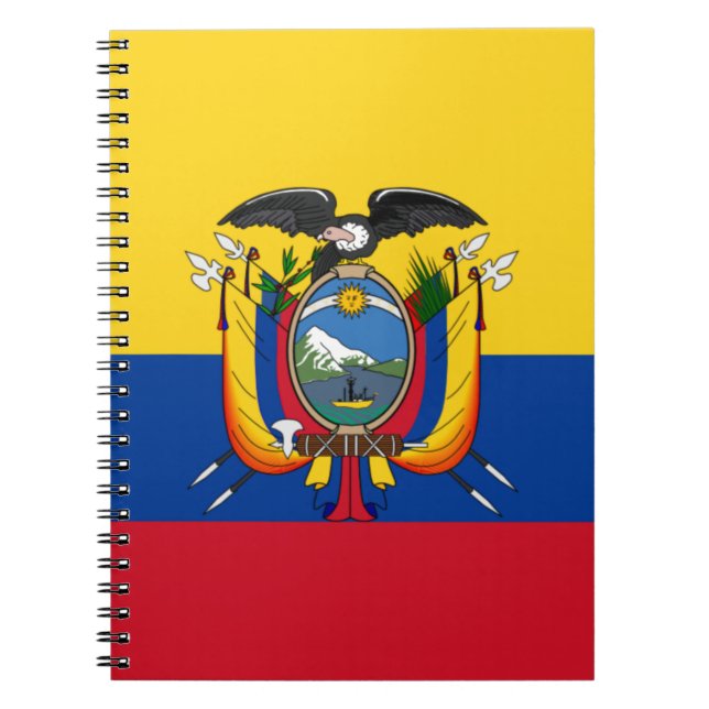 Carnet Drapeau de l'Équateur (Devant)