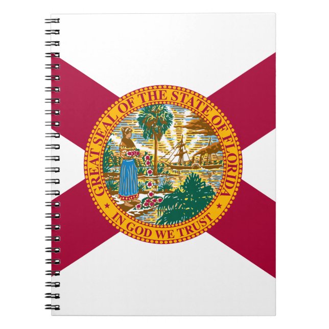 Carnet Drapeau de l'État de Floride (Devant)