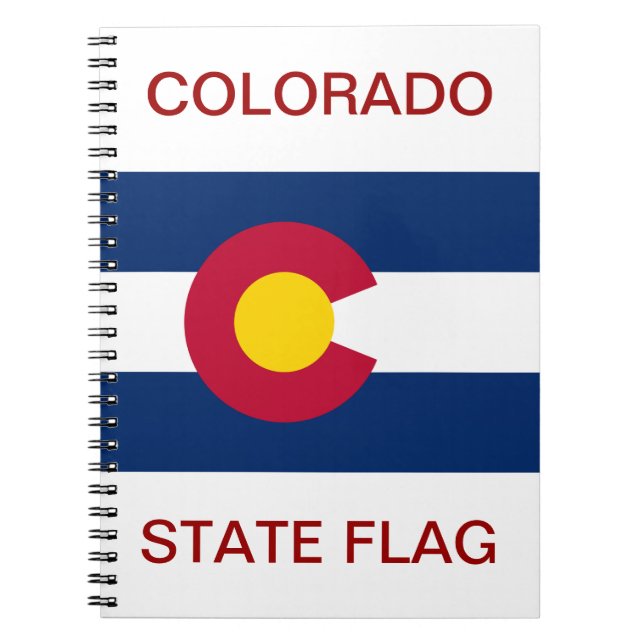 Carnet Drapeau de l'État du Colorado (Devant)