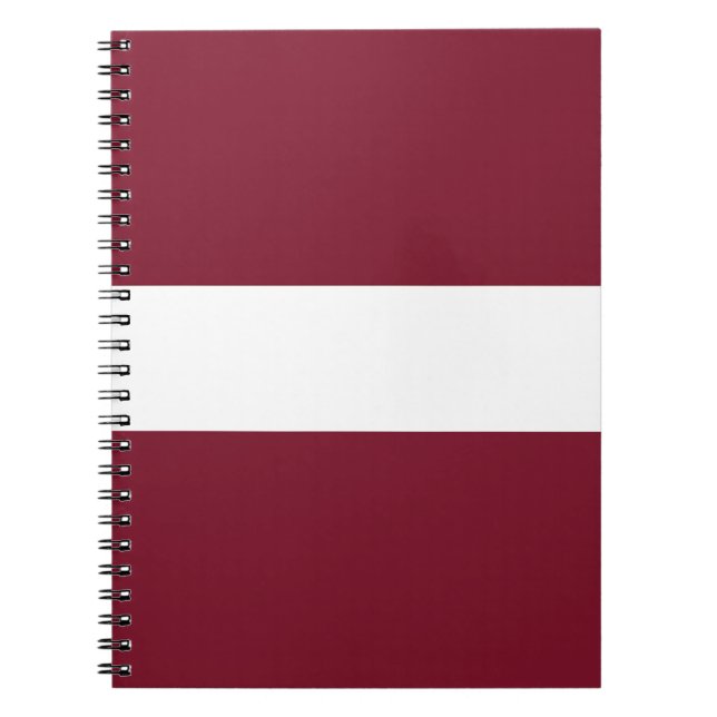 Carnet Drapeau de Lettonie (Devant)