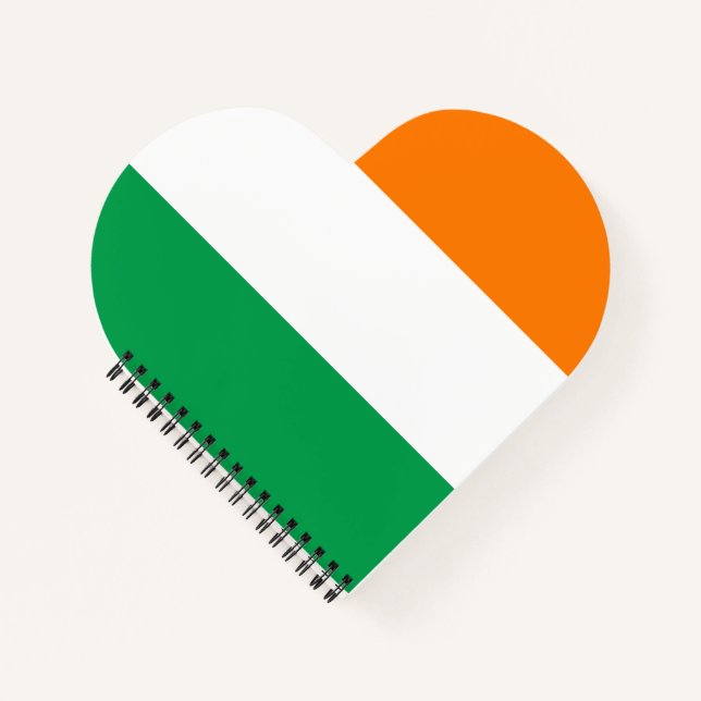 Carnet Drapeau de l'Irlande (Devant)
