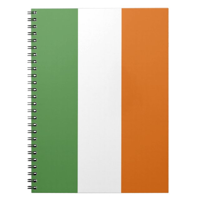 Carnet Drapeau de l'Irlande (Devant)
