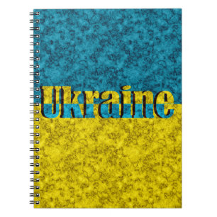 Carnet Drapeau de l'Ukraine
