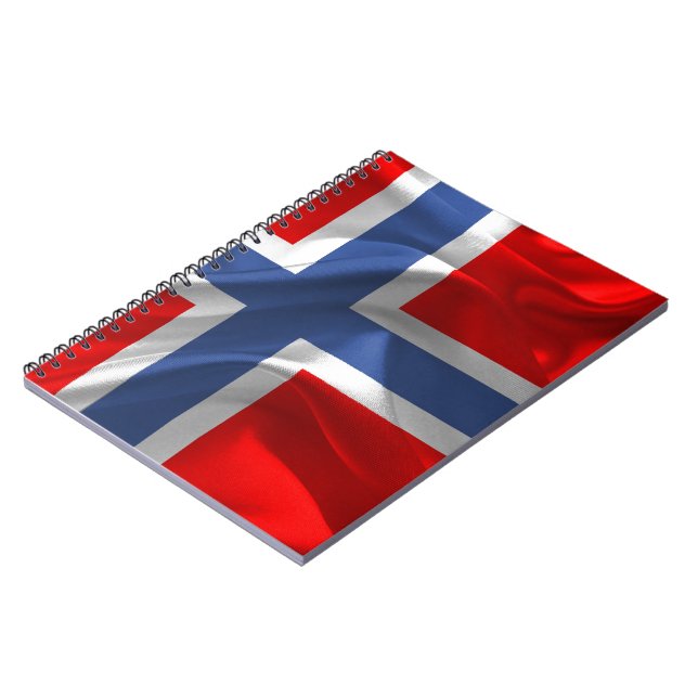 Carnet Drapeau de ondulation norvégien (Côté gauche)