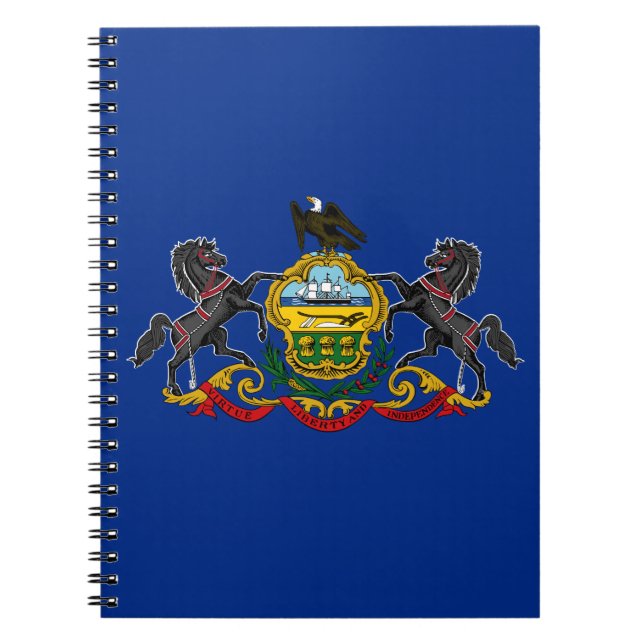 Carnet Drapeau de Pennsylvanie (Devant)