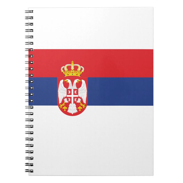 Carnet Drapeau de Serbie (Devant)