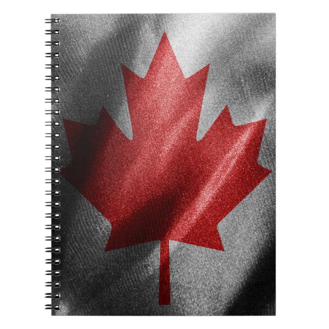 Carnet Drapeau de soie du Canada (Devant)