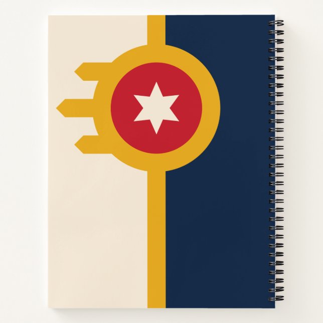 Carnet Drapeau de Tulsa (Oklahoma) (Dos)