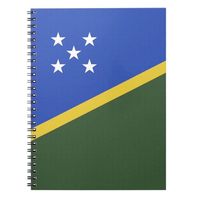 Carnet Drapeau des Îles Salomon (Devant)