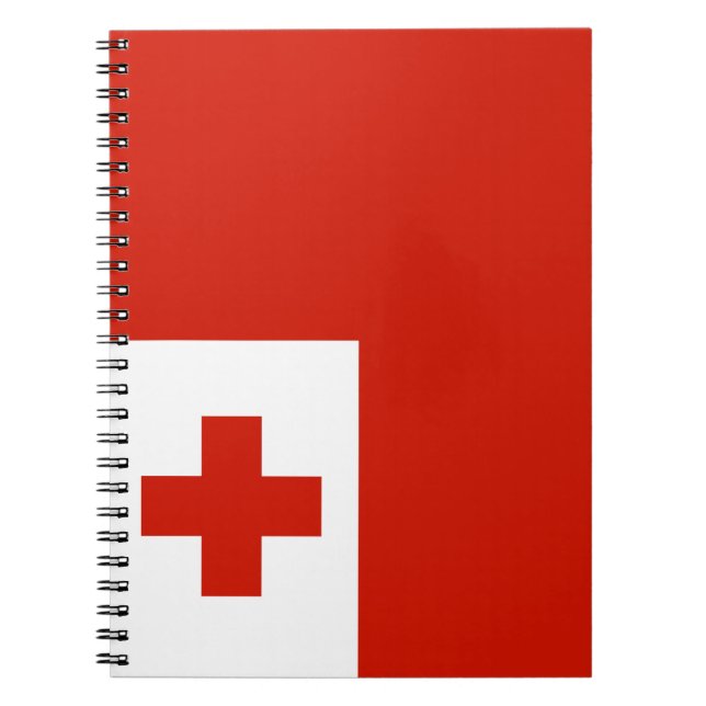 Carnet Drapeau des Tonga (Devant)