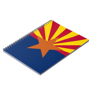 Carnet Drapeau d'État de l'Arizona