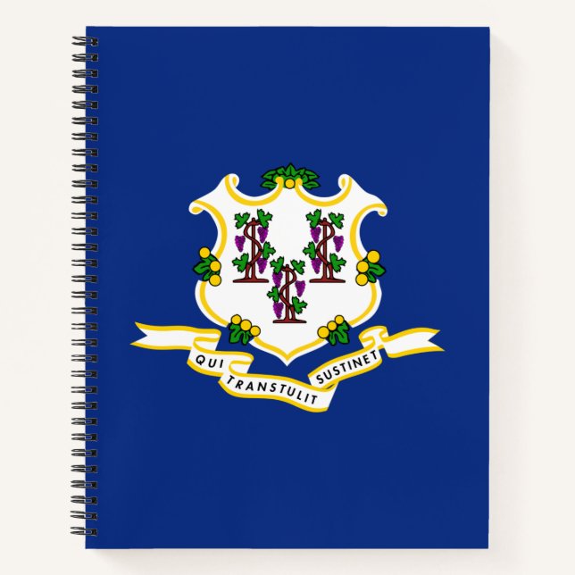 Carnet Drapeau d'État du Connecticut (Devant)