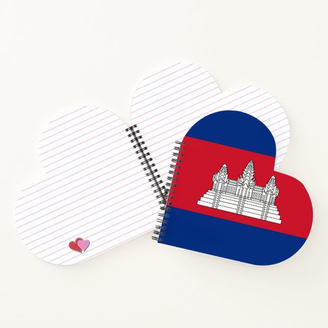 Carnet drapeau du Cambodge (Intérieur)