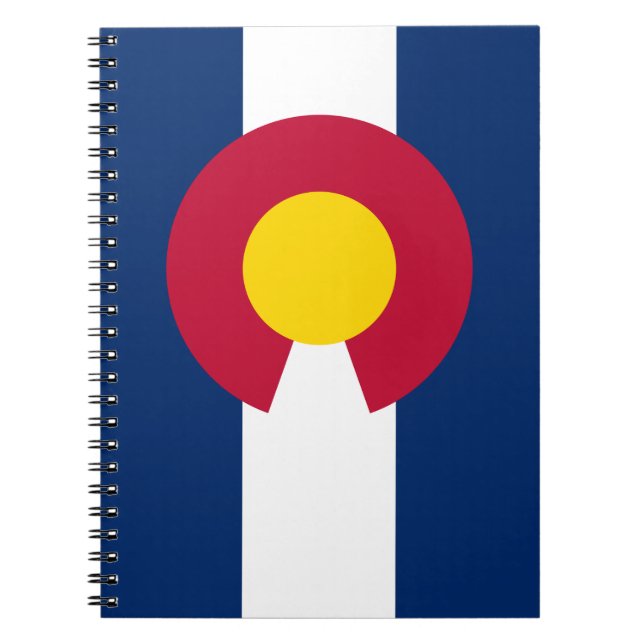 Carnet Drapeau du Colorado, l'État du centenaire, Colorad (Devant)