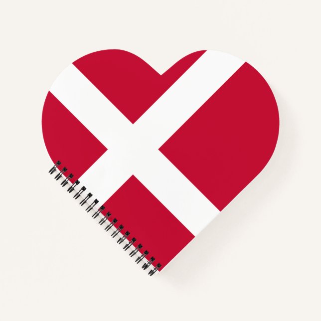 Carnet Drapeau du Danemark (Devant)