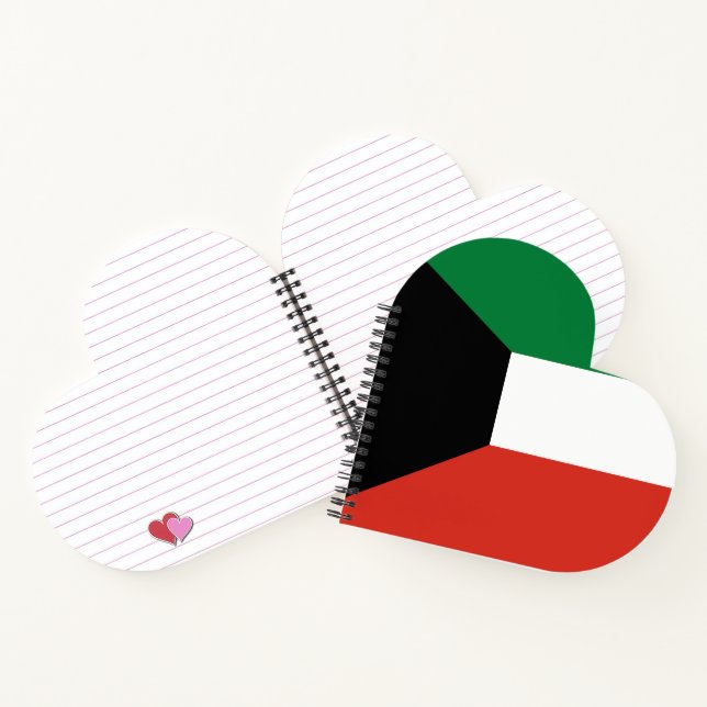 Carnet Drapeau du Koweït (Intérieur)