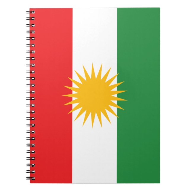 Carnet Drapeau du Kurdistan (Devant)