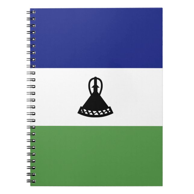 Carnet Drapeau du Lesotho (Devant)