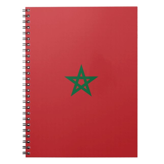 Carnet Drapeau du Maroc (Devant)