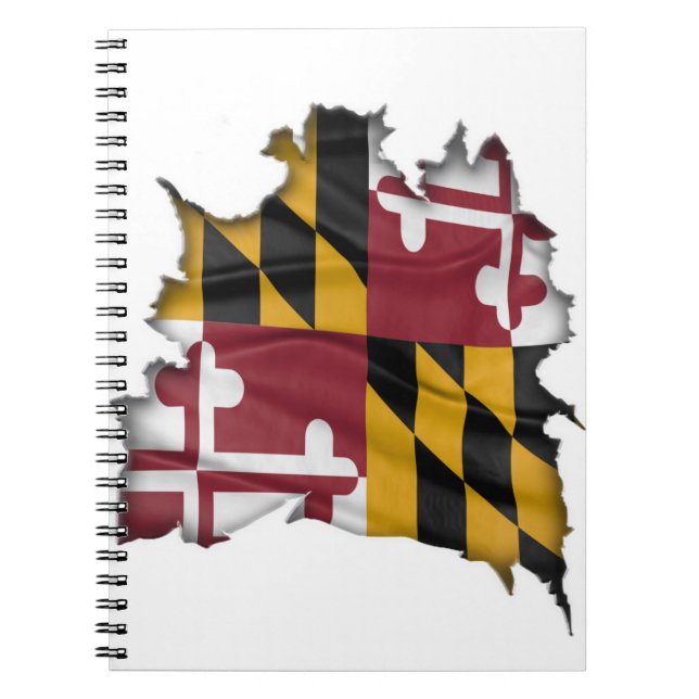 Carnet Drapeau du Maryland dessous (Devant)