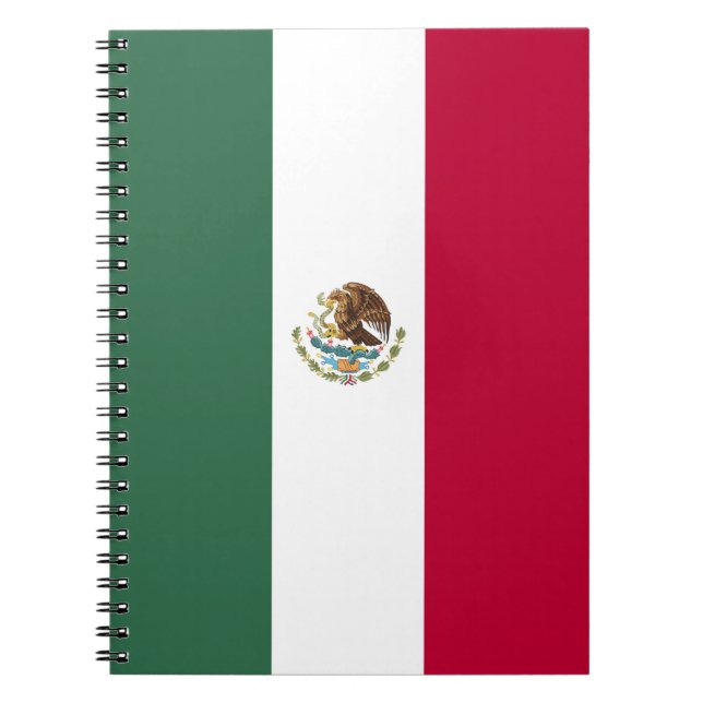 Carnet Drapeau du Mexique (Devant)