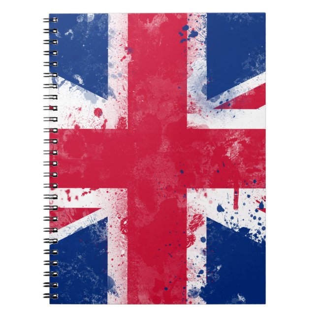 Carnet Drapeau du Royaume-Uni ou de l'Union Jack (Devant)