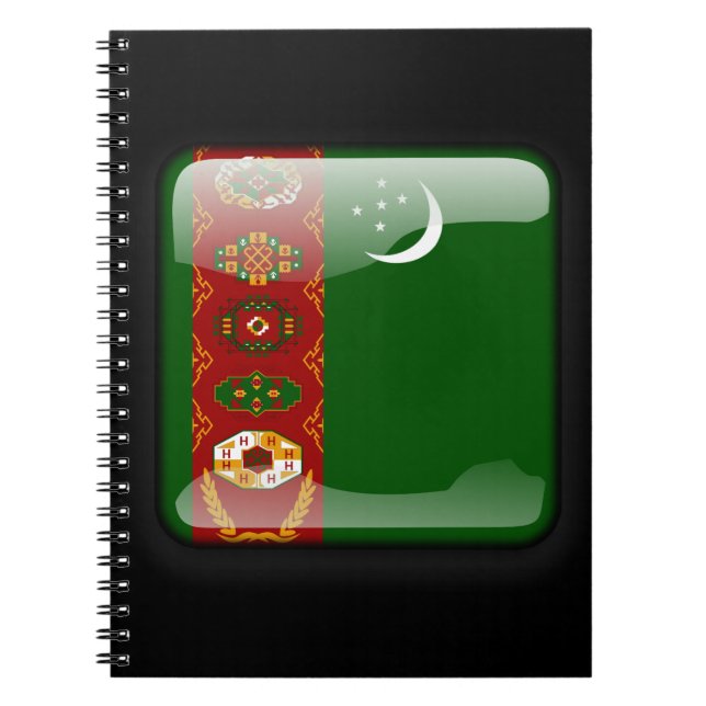 Carnet Drapeau du Turkménistan (Devant)