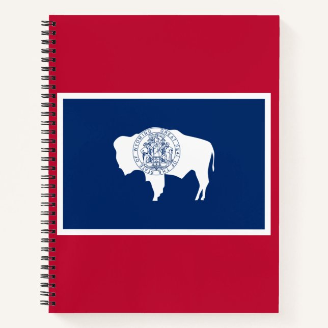 Carnet Drapeau du Wyoming (Devant)