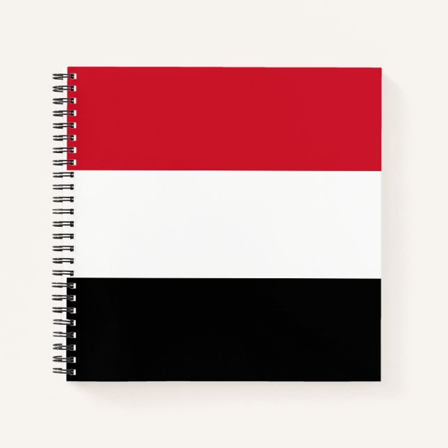 Carnet Drapeau du Yémen (Devant)