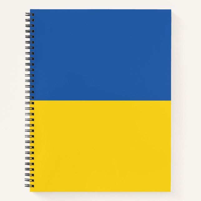 Carnet Drapeau d'Ukraine (Devant)