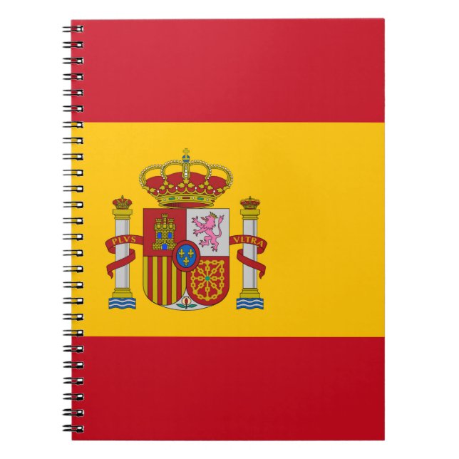Carnet Drapeau Espagne (Devant)
