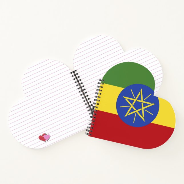 Carnet Drapeau éthiopien (Intérieur)