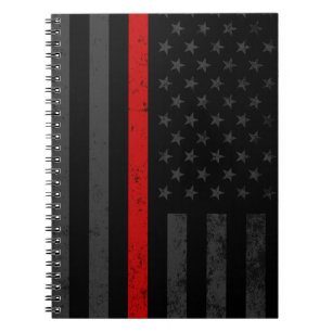 Carnet Drapeau Fighter Distressed Dark
