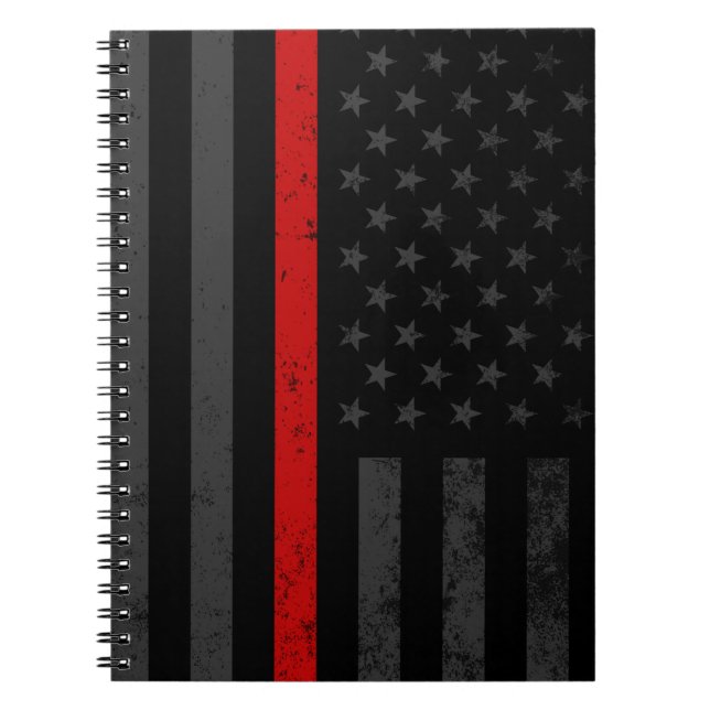 Carnet Drapeau Fighter Distressed Dark (Devant)