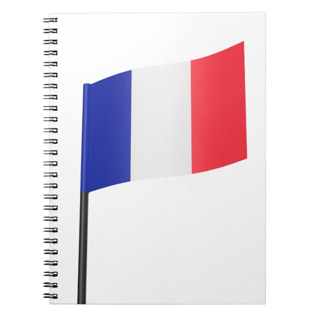 Carnet drapeau français (Devant)