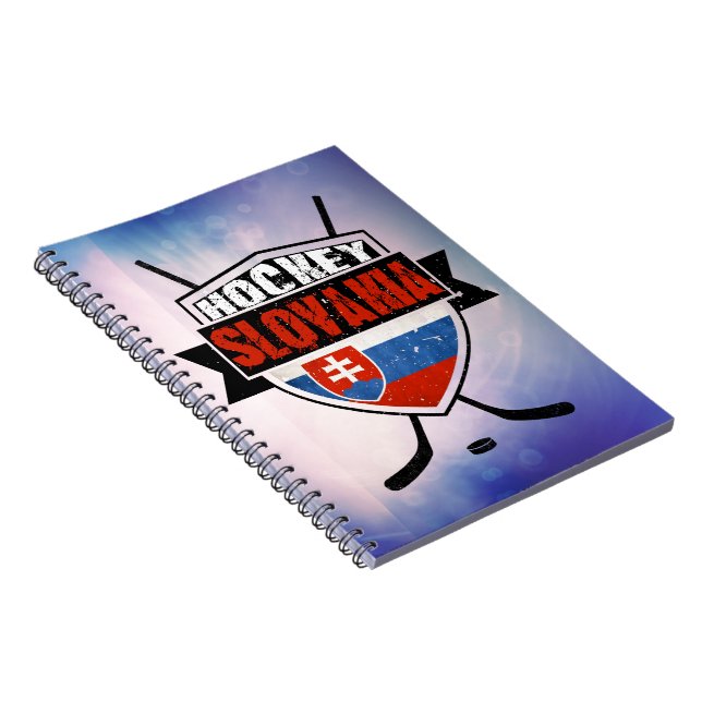 Carnet Drapeau Hockey Slovaquie (Côté Droit)
