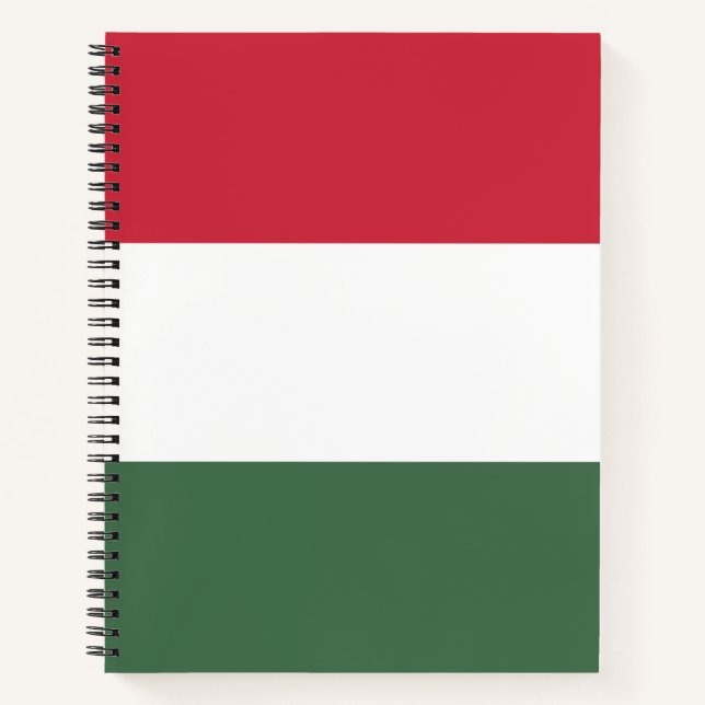 Carnet Drapeau hongrois (Devant)