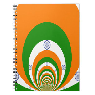 Carnet Drapeau indien Kaleidoscope : Unité et patriotisme