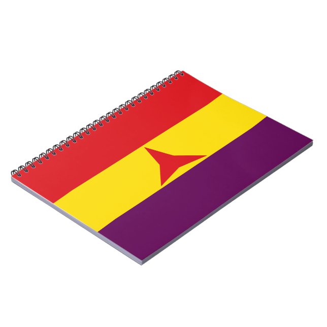 Carnet Drapeau international des brigades (Guerre civile  (Côté gauche)