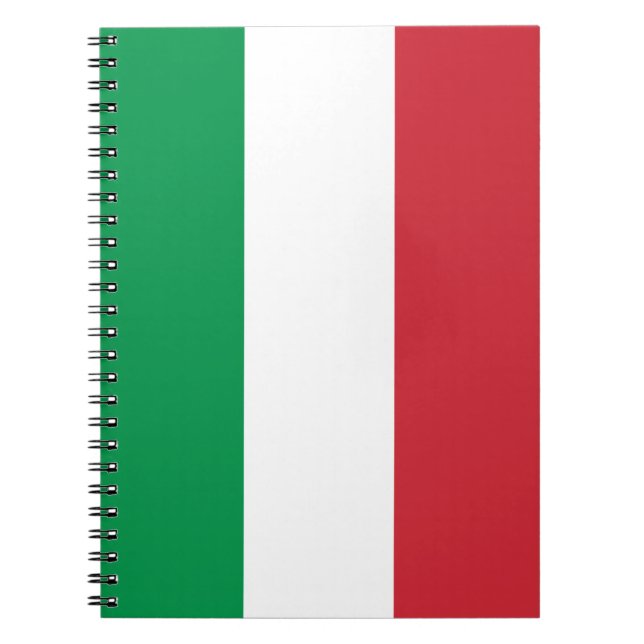 Carnet Drapeau Italie (Devant)