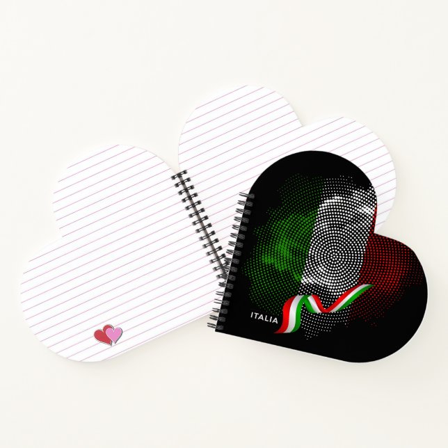 Carnet Drapeau italien (Intérieur)