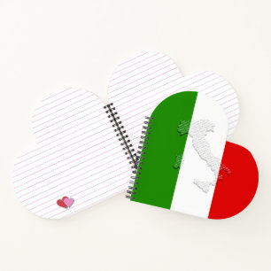 Carnet Drapeau italien